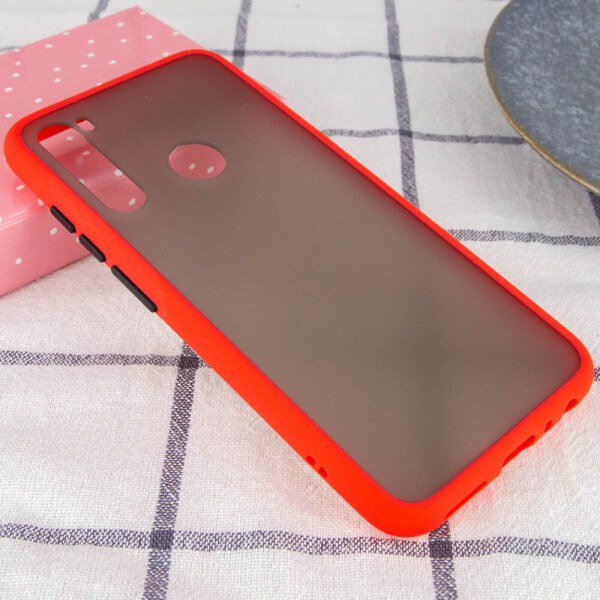 

TPU+PC чехол Color Buttons для Xiaomi Redmi Note 8 Красный (114200)