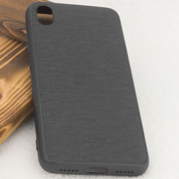 

TPU чехол Textile Logo для Xiaomi Redmi 7A Черный (126149)