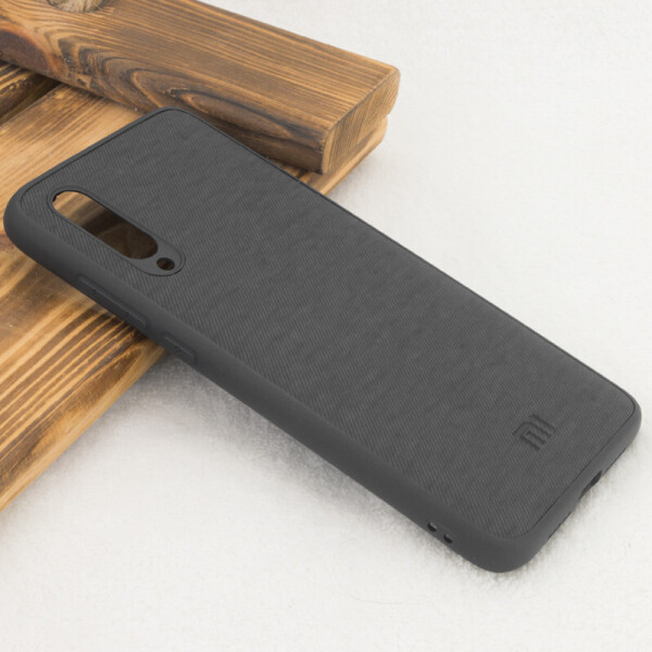 

TPU чехол Textile Logo для Xiaomi Mi 9 Черный (126125)