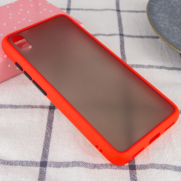 

TPU+PC чехол Color Buttons для Xiaomi Redmi 7A Красный (114195)