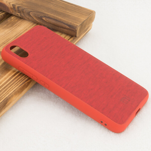 

TPU чехол Textile Logo для Xiaomi Redmi 7A Красный (126145)