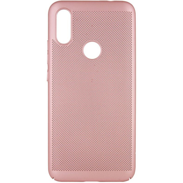 

ультратонкий дышащий Grid case для Xiaomi Redmi 7 (Розовый) (707783)