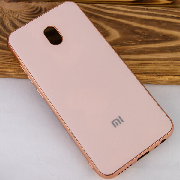

TPU чехол Matte LOGO для Xiaomi Redmi 8a Розовый / Rose Gold (122213)