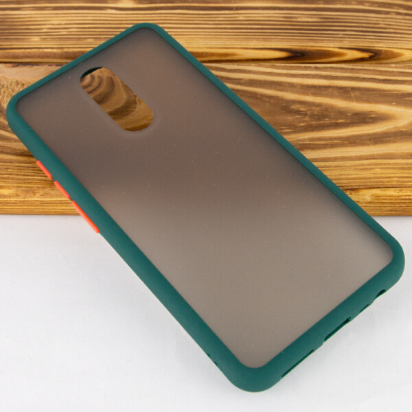 

TPU+PC чехол Color Buttons для Xiaomi Redmi 8 / 8a Сине-Зеленый / Marine Blue (121817)