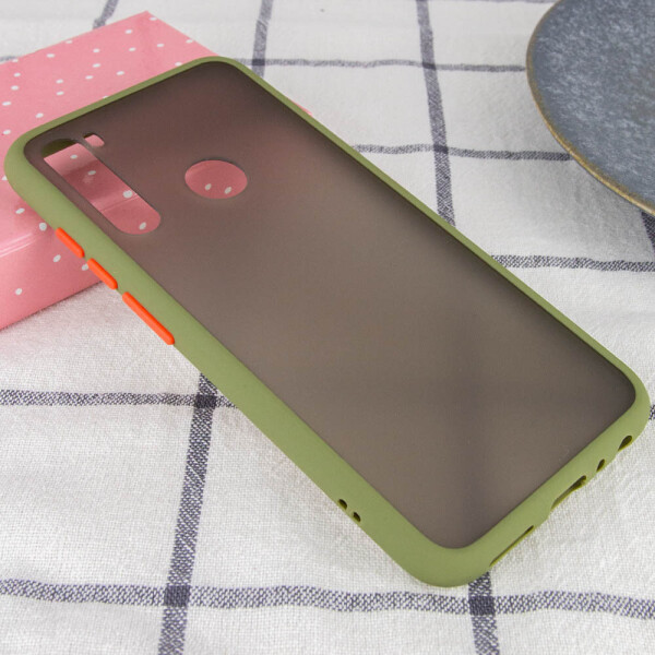 

TPU+PC чехол Color Buttons для Xiaomi Redmi Note 8 Зеленый (114199)
