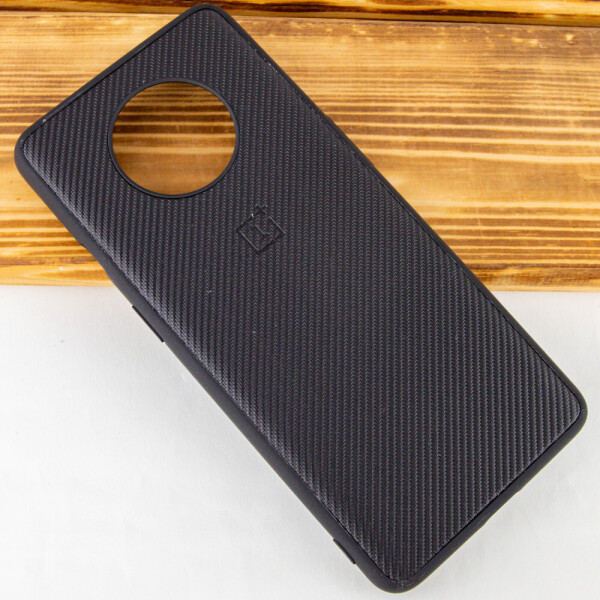 

TPU чехол Fiber Logo для OnePlus 7T Черный (121625)