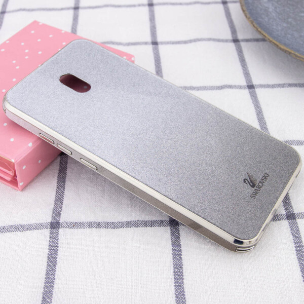 

TPU+Glass чехол Swarovski для Xiaomi Redmi 8a Черный (121141)