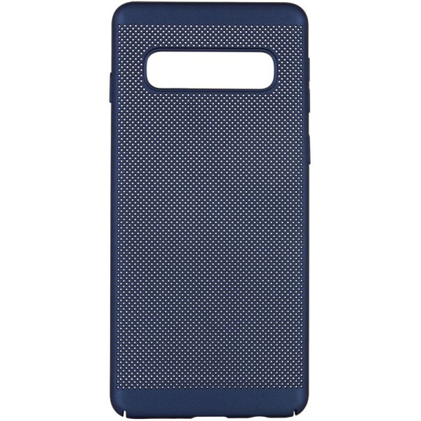 

ультратонкий дышащий Grid case для Samsung Galaxy S10+ (Темно-синий ) (707763)