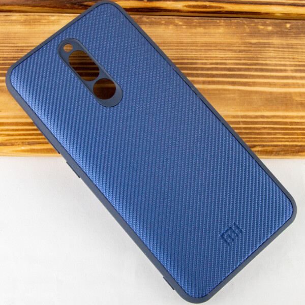 

TPU чехол Fiber Logo для Xiaomi Redmi 8 Синий (121687)