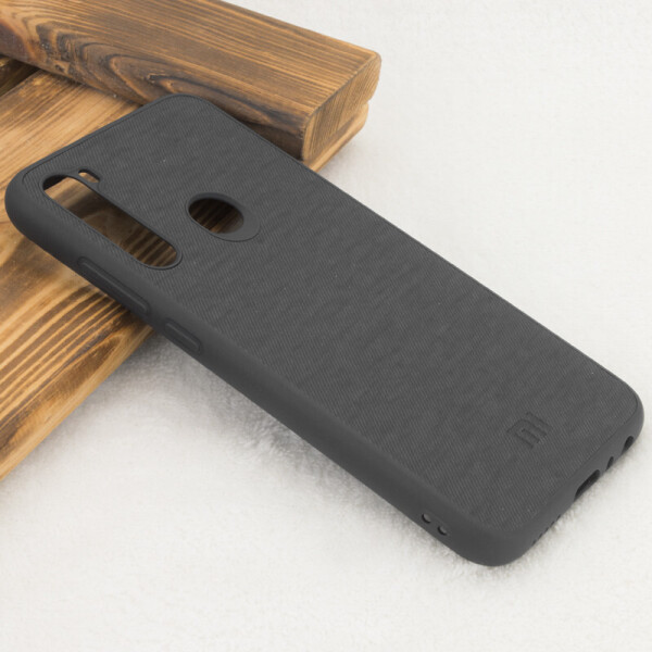 

TPU чехол Textile Logo для Xiaomi Redmi Note 8 Черный (126161)