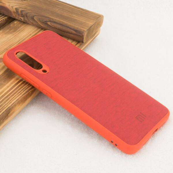 

TPU чехол Textile Logo для Xiaomi Mi 9 SE Красный (126127)