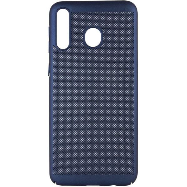 

ультратонкий дышащий Grid case для Samsung Galaxy M30 (Темно-синий ) (707754)