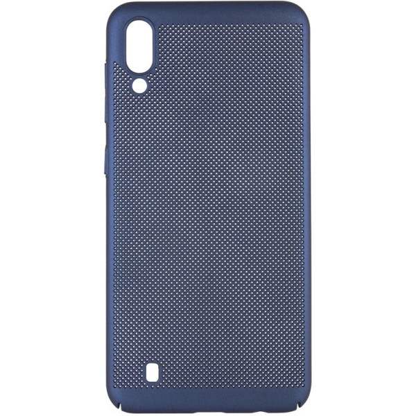 

ультратонкий дышащий Grid case для Samsung Galaxy M10 (Темно-синий ) (707745)