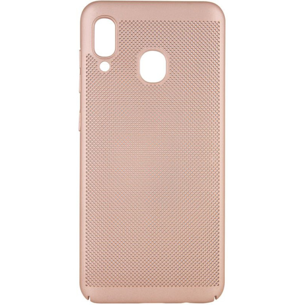 

ультратонкий дышащий Grid case для Samsung Galaxy A20 / A30 (Золотой) (707736)