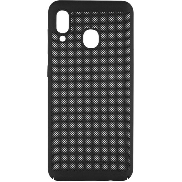 

ультратонкий дышащий Grid case для Samsung Galaxy A20 / A30 (Черный) (707740)