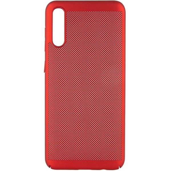 

ультратонкий дышащий Grid case для Samsung Galaxy A50 (A505F) (Красный) (707727)