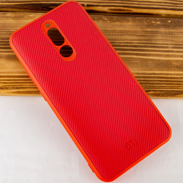 

TPU чехол Fiber Logo для Xiaomi Redmi 8 Красный (121684)