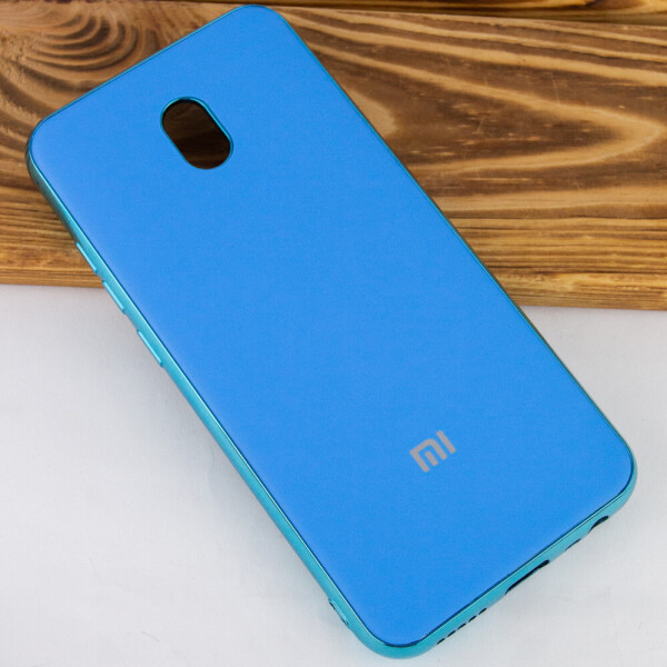 

TPU чехол Matte LOGO для Xiaomi Redmi 8a Голубой / Blue (122206)