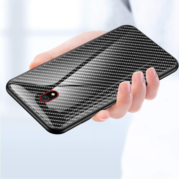 

TPU+Glass чехол Twist для Xiaomi Redmi 8a Черный (116762)