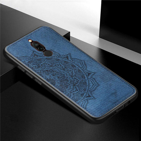 

TPU+Textile чехол Mandala с 3D тиснением для Xiaomi Redmi 8 Синий (117847)