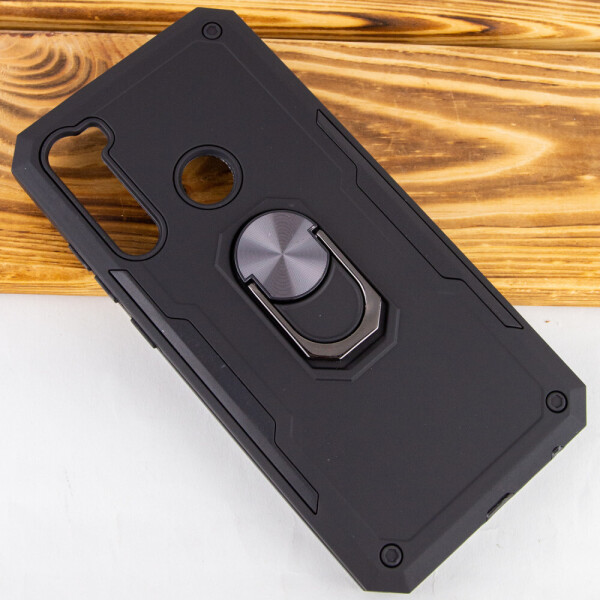 

Ударопрочный чехол SG Ring Color магнитный держатель для Xiaomi Redmi Note 8T Черный (126537)