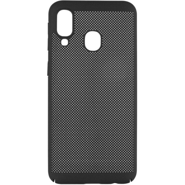 

ультратонкий дышащий Grid case для Samsung Galaxy A40 (A405F) (Черный) (707724)