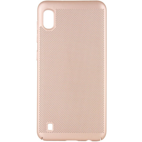 

ультратонкий дышащий Grid case для Samsung Galaxy A10 (A105F) (Золотой) (707714)