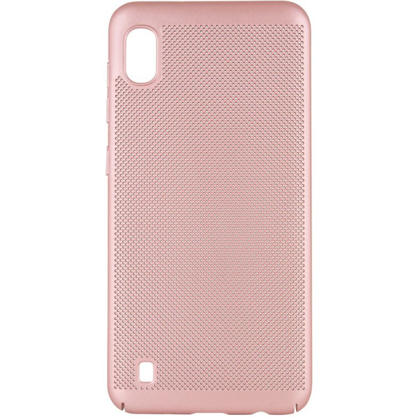 

ультратонкий дышащий Grid case для Samsung Galaxy A10 (A105F) (Розовый) (707716)