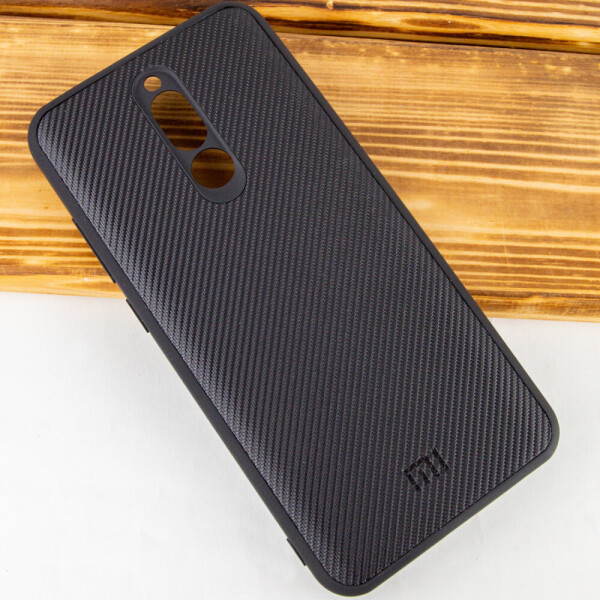 

TPU чехол Fiber Logo для Xiaomi Redmi 8 Черный (121688)
