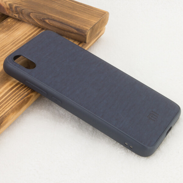 

TPU чехол Textile Logo для Xiaomi Redmi 7A Синий (126148)