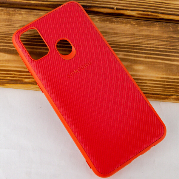 

TPU чехол Fiber Logo для Samsung Galaxy M30s / M21 Красный (121649)