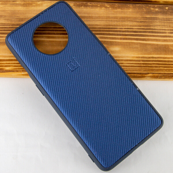 

TPU чехол Fiber Logo для OnePlus 7T Синий (121624)