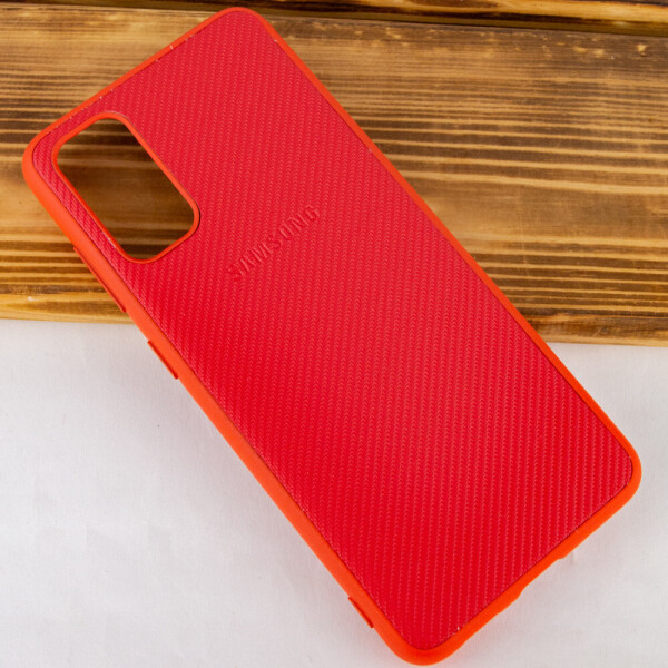 

TPU чехол Fiber Logo для Samsung Galaxy S20 Красный (121670)