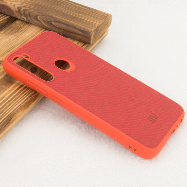 

TPU чехол Textile Logo для Xiaomi Redmi Note 8 Красный (126157)