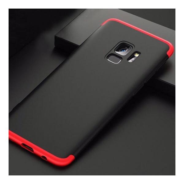 

Пластиковая накладка GKK LikGus 360 градусов для Samsung Galaxy S9 Черный / Красный (78588)