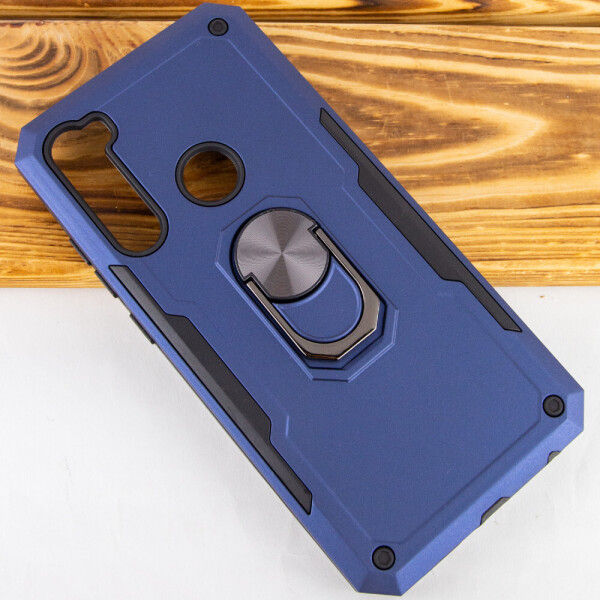 

Ударопрочный чехол SG Ring Color магнитный держатель для Xiaomi Redmi Note 8T Темно-синий (126536)