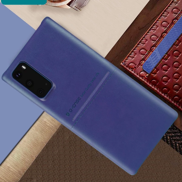 

Кожаная накладка G-Case Cardcool Series для Samsung Galaxy S20 Синий (124313)