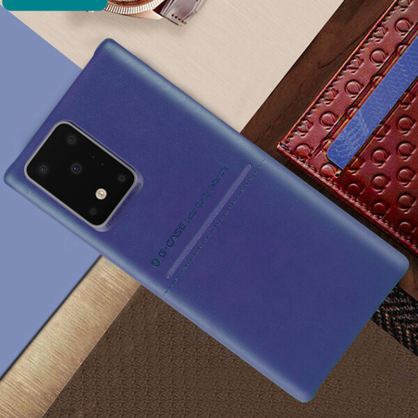

Кожаная накладка G-Case Cardcool Series для Samsung Galaxy S20 Ultra Синий (124308)