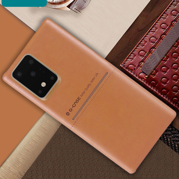 

Кожаная накладка G-Case Cardcool Series для Samsung Galaxy S20 Ultra Коричневый (124306)