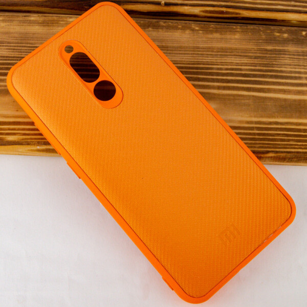 

TPU чехол Fiber Logo для Xiaomi Redmi 8 Оранжевый (121685)