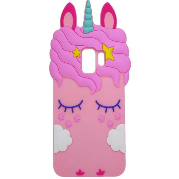 

силиконовая накладка 3D Little Unicorn для Samsung Galaxy S9+ (Розовый, Единорог) (685116)