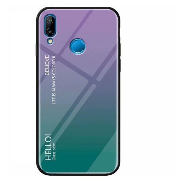 

TPU+Glass Gradient HELLO для Huawei P Smart (2019) (Фиолетовый) (683099)