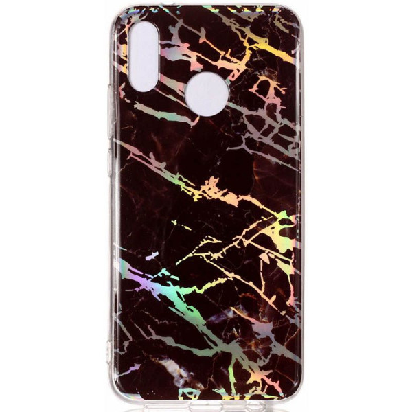 Чехол TPU Marble Series для Huawei P20 Lite (Черный) (678280)