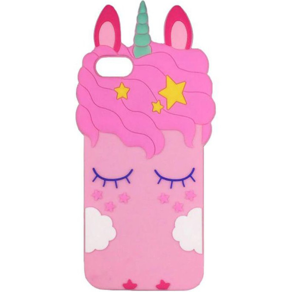 

силиконовая накладка 3D Little Unicorn для Apple iPhone 6 / 6s / 7 / 8 (4.7) (Розовый, Единорог) (579636)