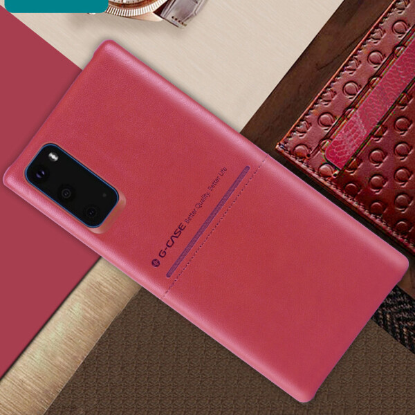 

Кожаная накладка G-Case Cardcool Series для Samsung Galaxy S20 Красный (124312)