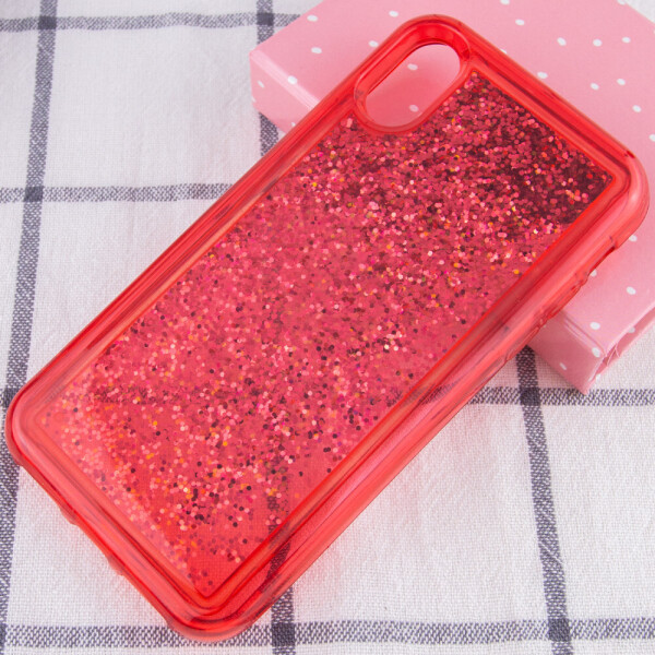 

TPU+PC чехол Sparkle (glitter) для Apple iPhone X / XS (5.8") Красный (119918)