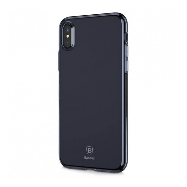 

TPU чехол Baseus Simple Ultrathin для Apple iPhone X (5.8") Синий / Transparent Blue (67051)