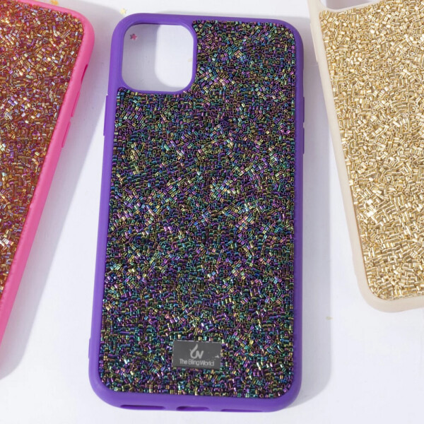 

TPU чехол Bling World Brilliant Case для Apple iPhone 11 (6.1") Фиолетовый (119343)