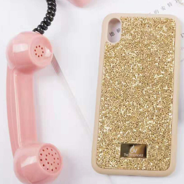 

TPU чехол Bling World Brilliant Case для Apple iPhone XS Max (6.5") Золотой (119365)