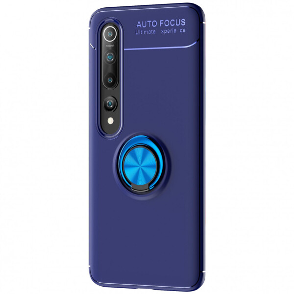 

TPU чехол Deen ColorRing под магнитный держатель (opp) для Xiaomi Mi 10 / Mi 10 Pro Синий / Синий (127455)